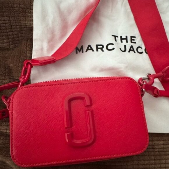 Authentic Marc Jacobs Snapshot Camera Purse - Red - Picture 1 of 6
